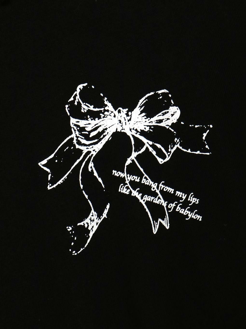 【BUBBLES】リボンプリントパーカーワンピース