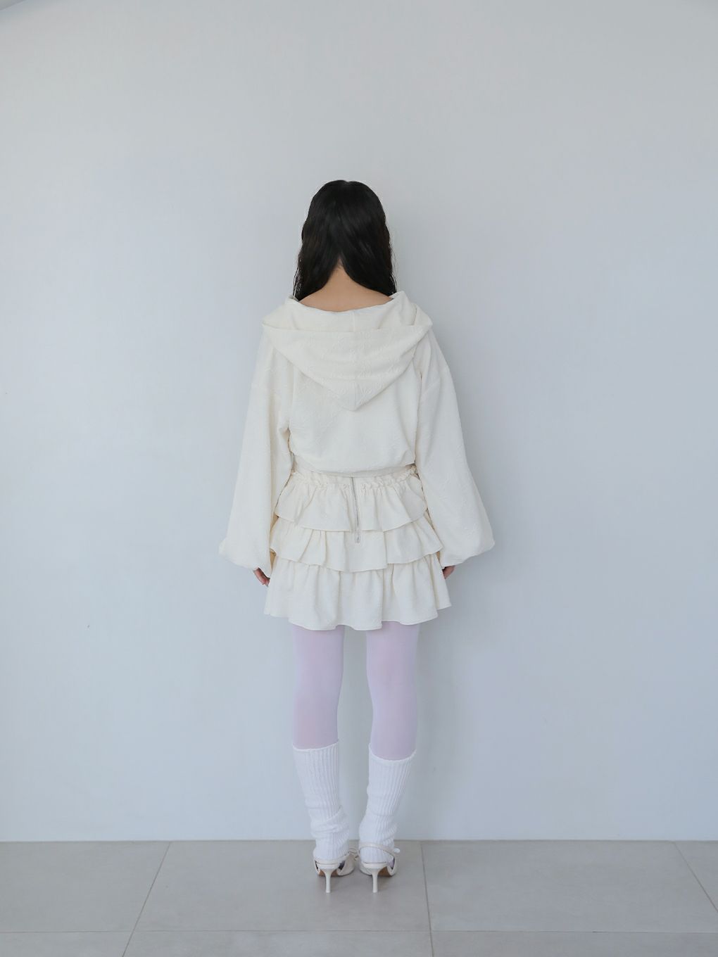 【BUBBLES】クロスリボンティアードスカパン