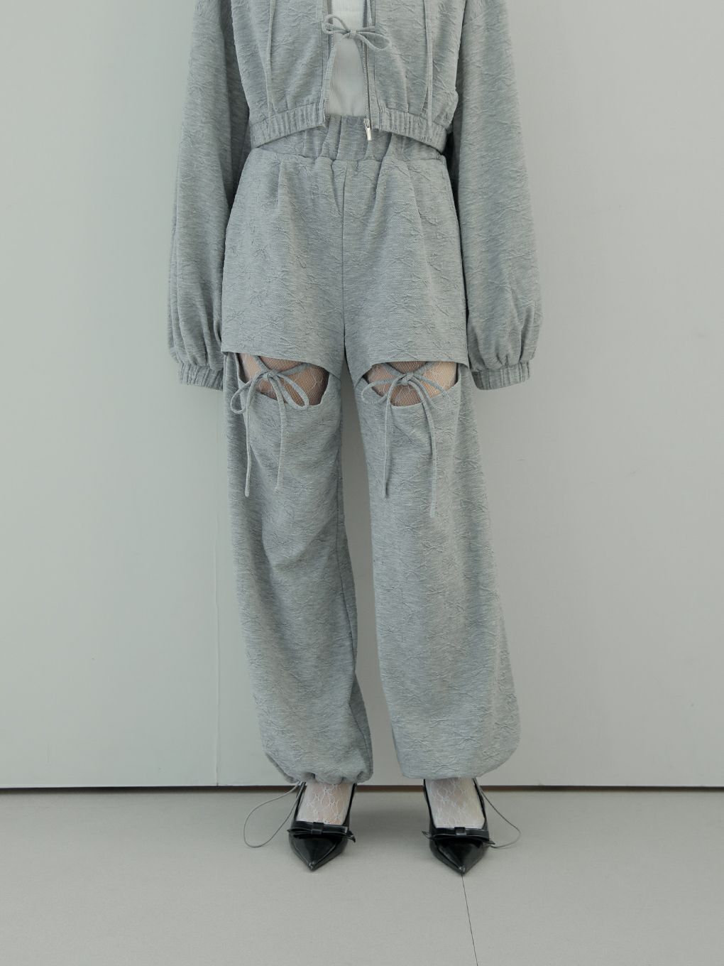 【BUBBLES】リボンルーズパンツ