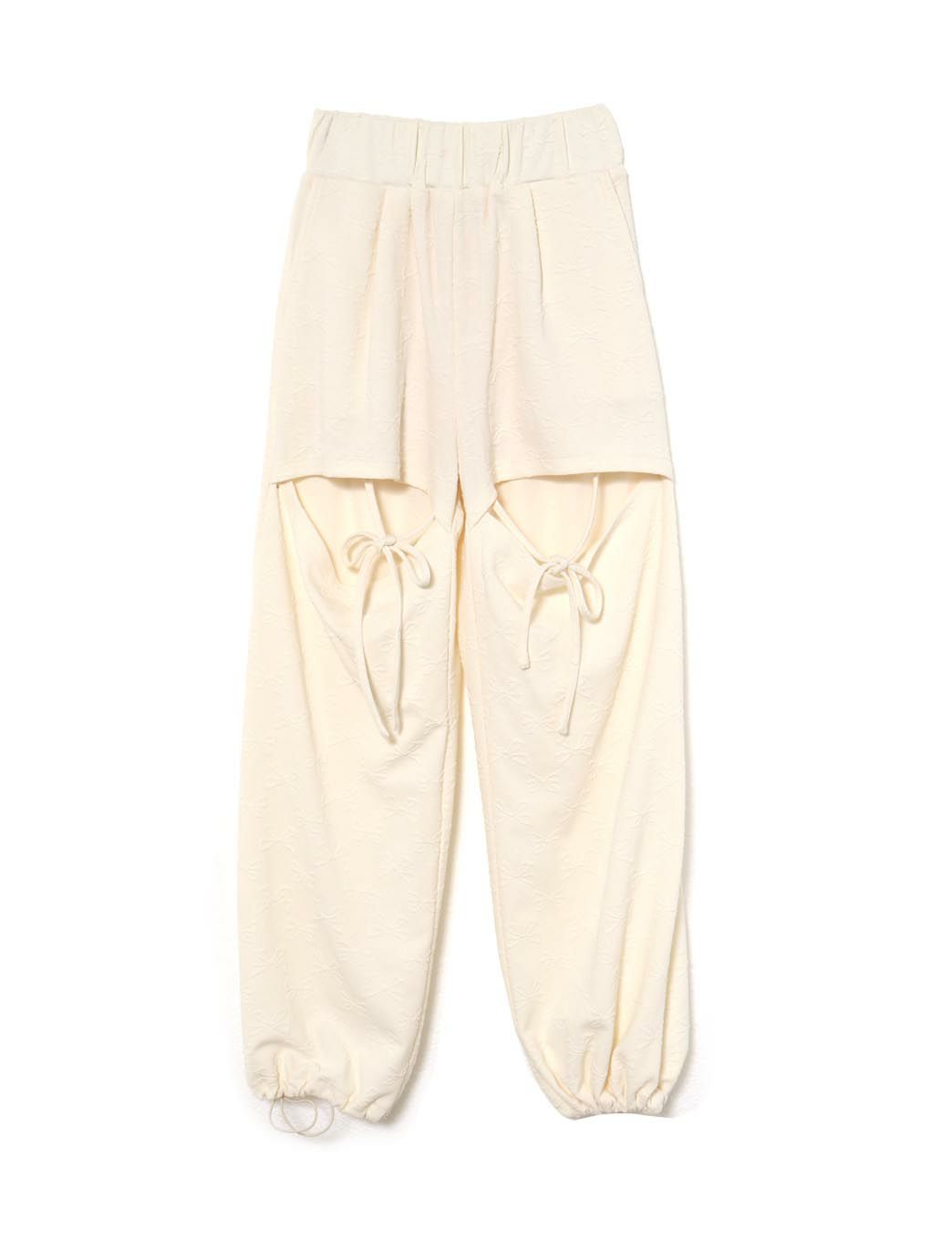 【BUBBLES】リボンルーズパンツ