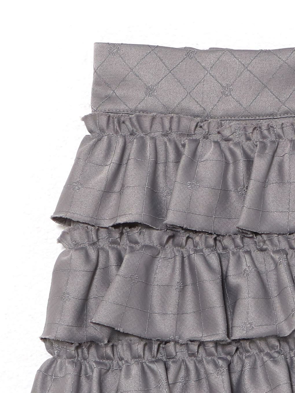 【BUBBLES】ジャガードフリルスカパン