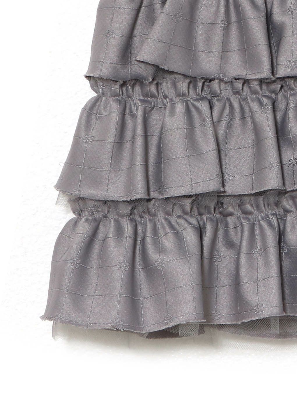 【BUBBLES】ジャガードフリルスカパン