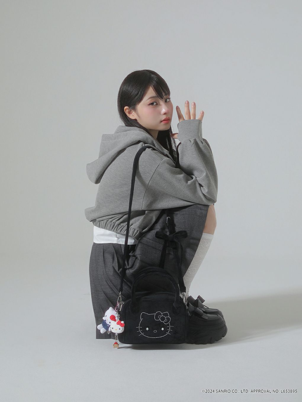 [HELLO KITTYコラボ] ビジューバッグ