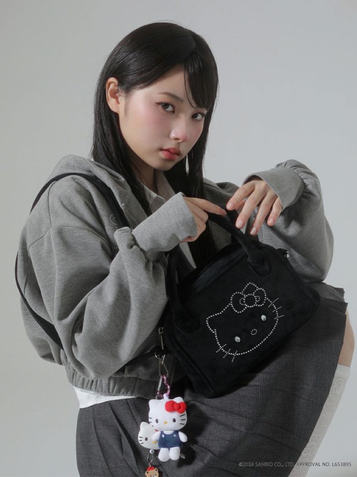 【BUBBLES】[HELLO KITTYコラボ] ビジューバッグ