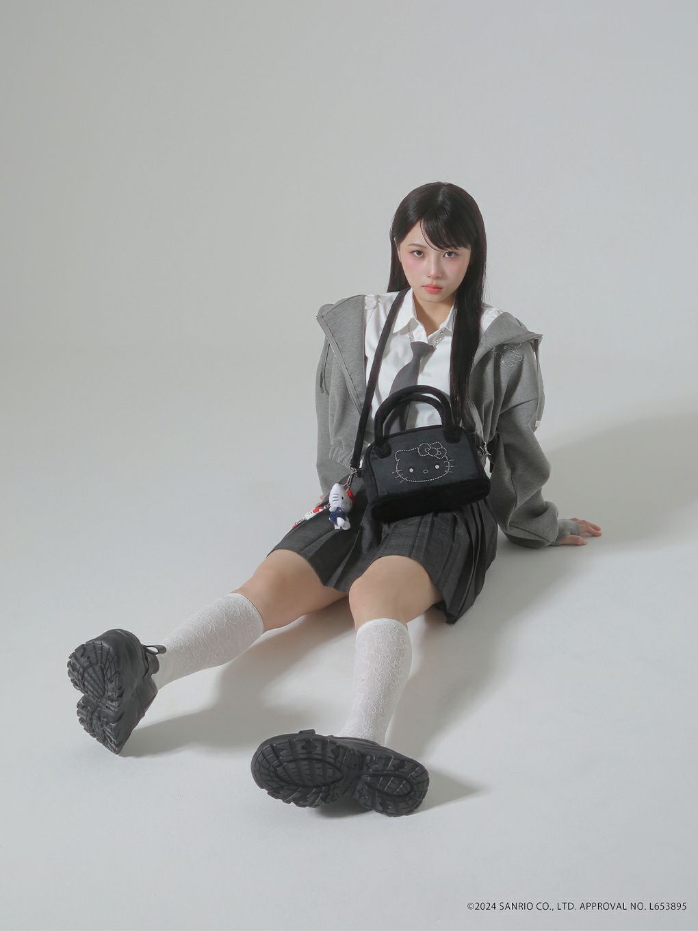 [HELLO KITTYコラボ] ビジューバッグ