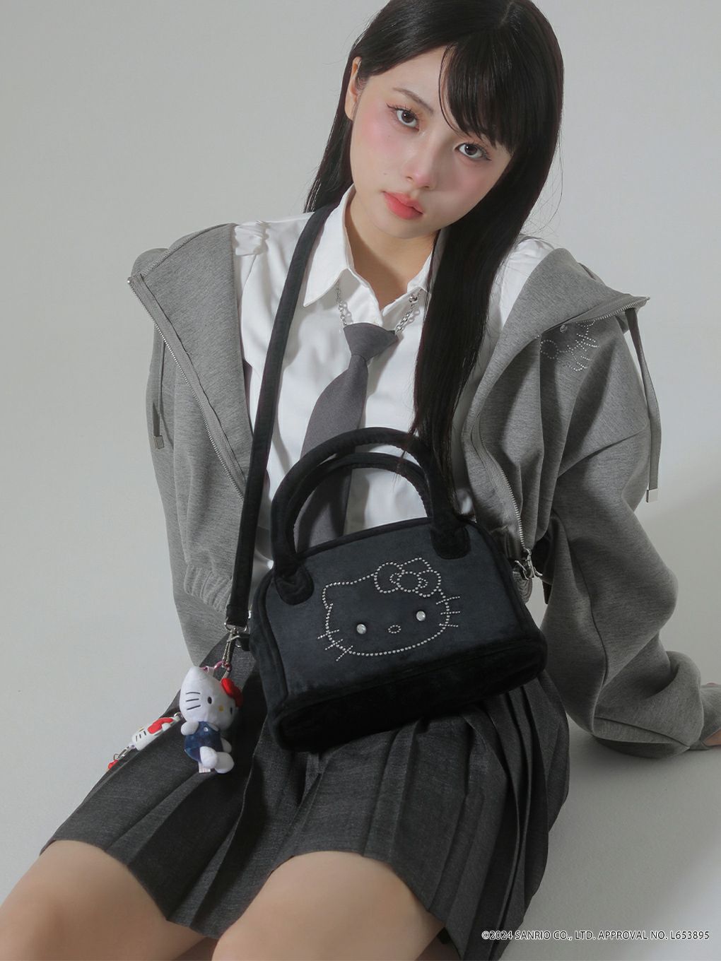 [HELLO KITTYコラボ] ビジューバッグ