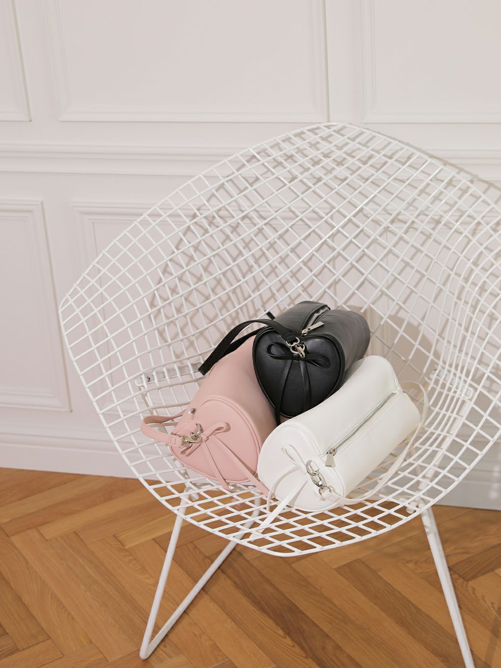 【BUBBLES】ハートボストンバッグ