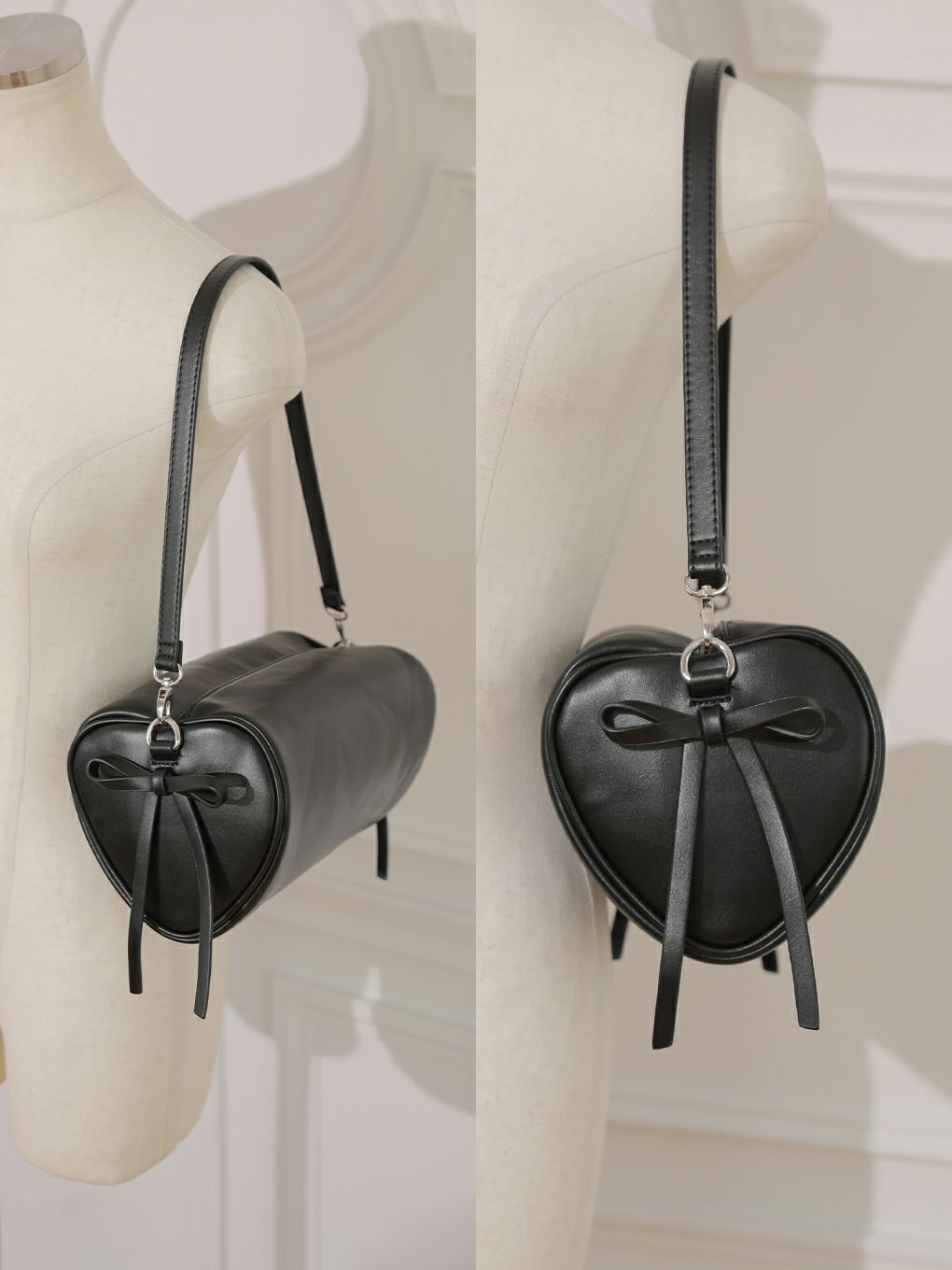 【BUBBLES】ハートボストンバッグ