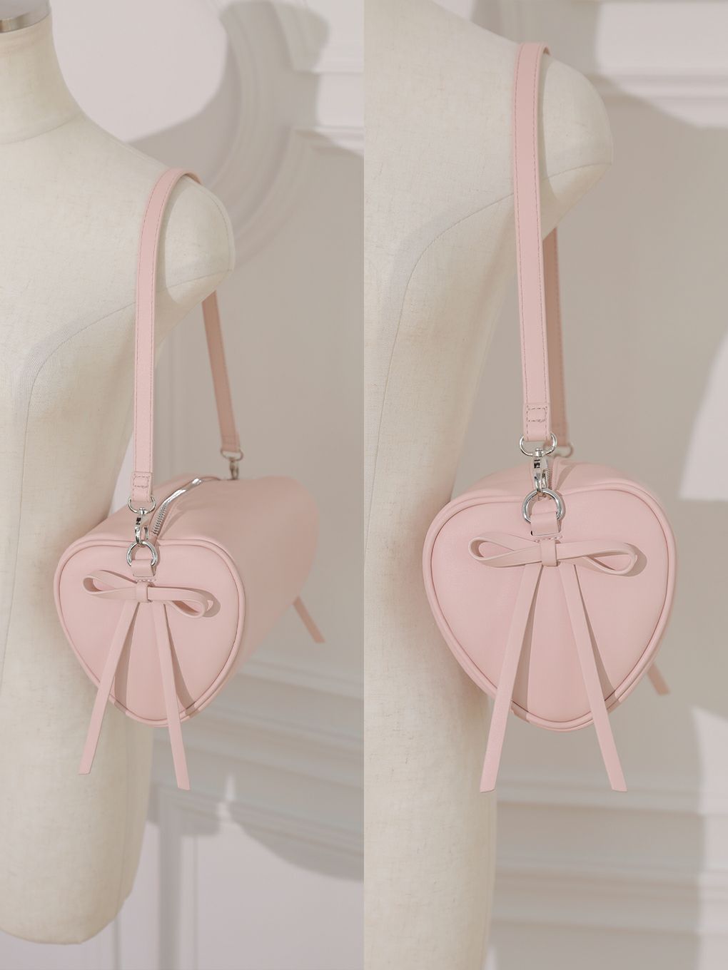 【BUBBLES】ハートボストンバッグ