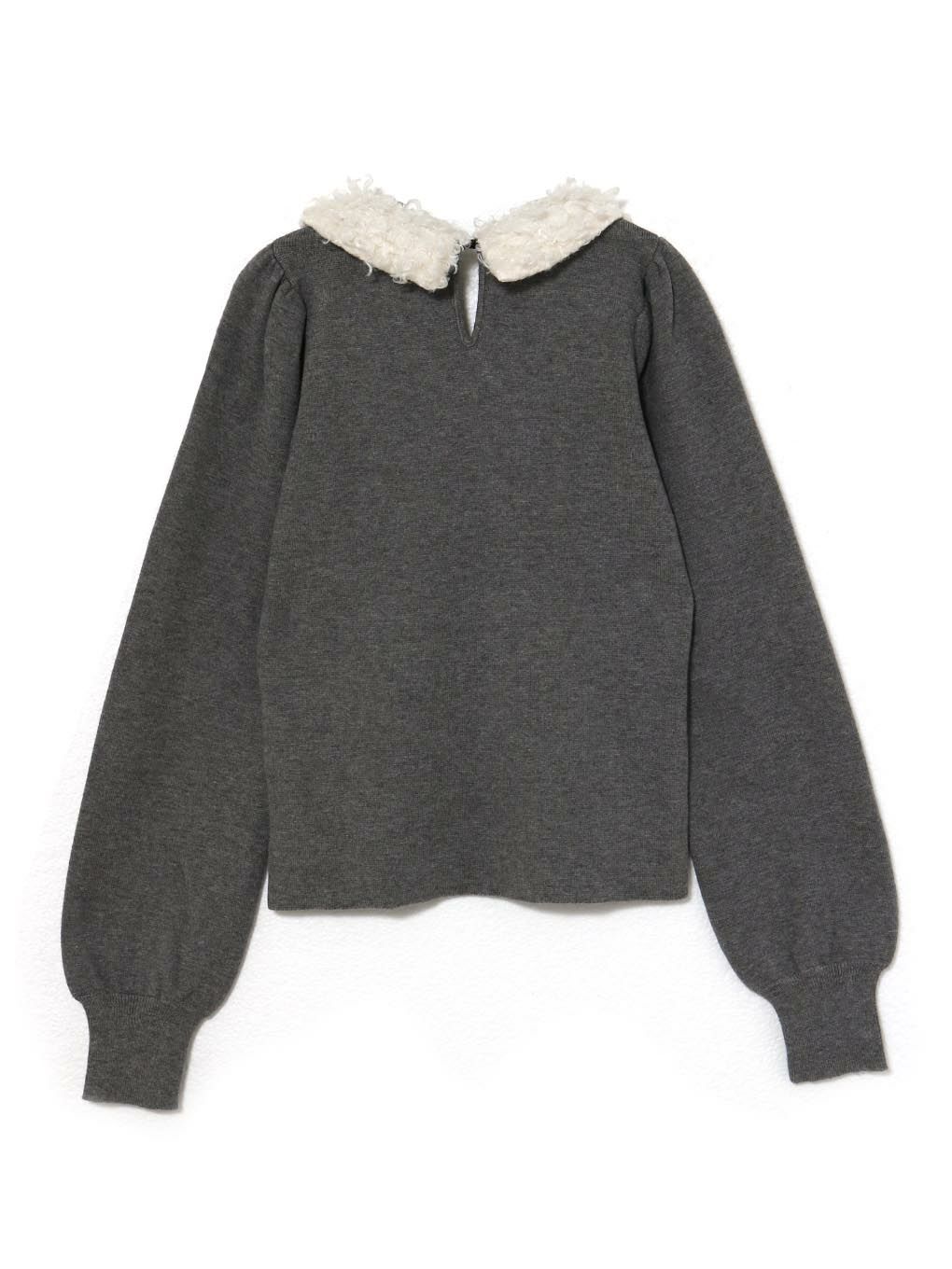 【BUBBLES】プードルカラーニットトップス