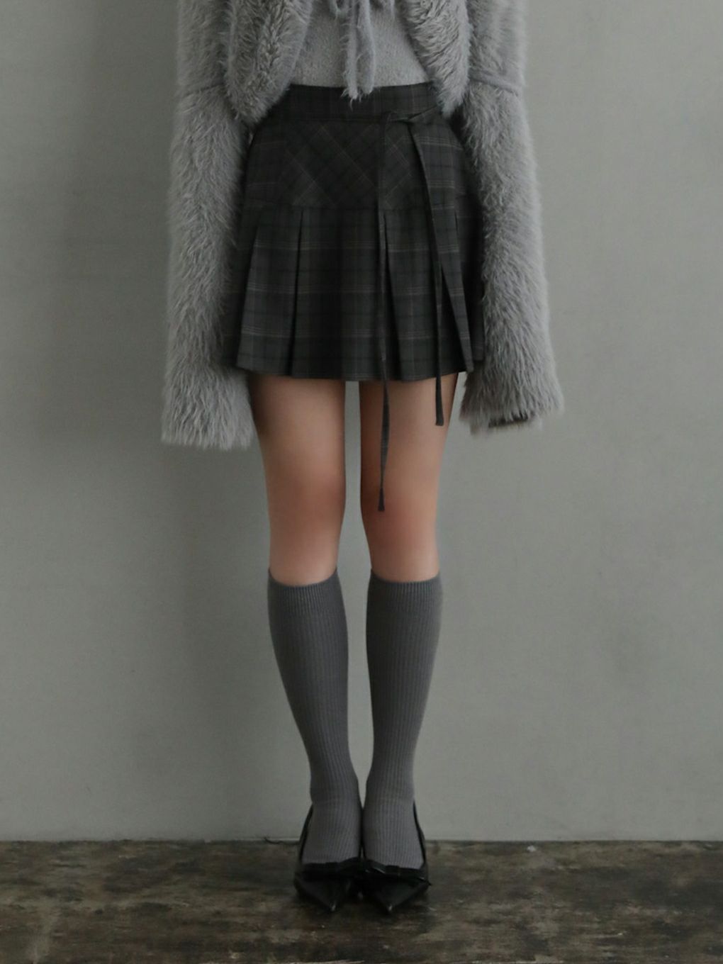 【BUBBLES】ハーフプリーツスカパン