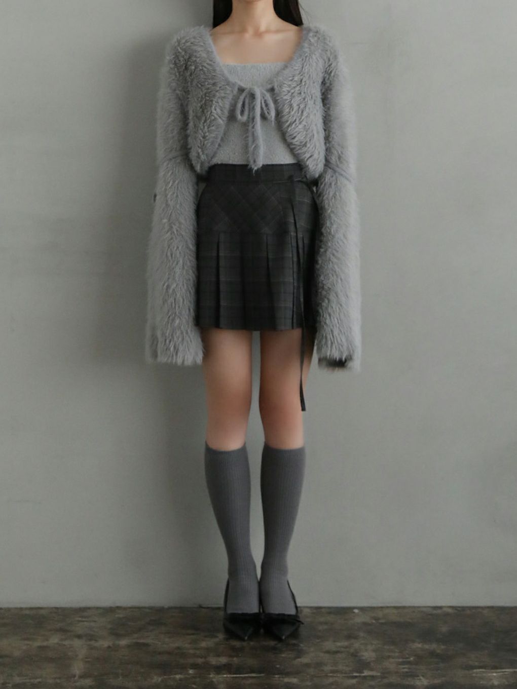 【BUBBLES】ハーフプリーツスカパン