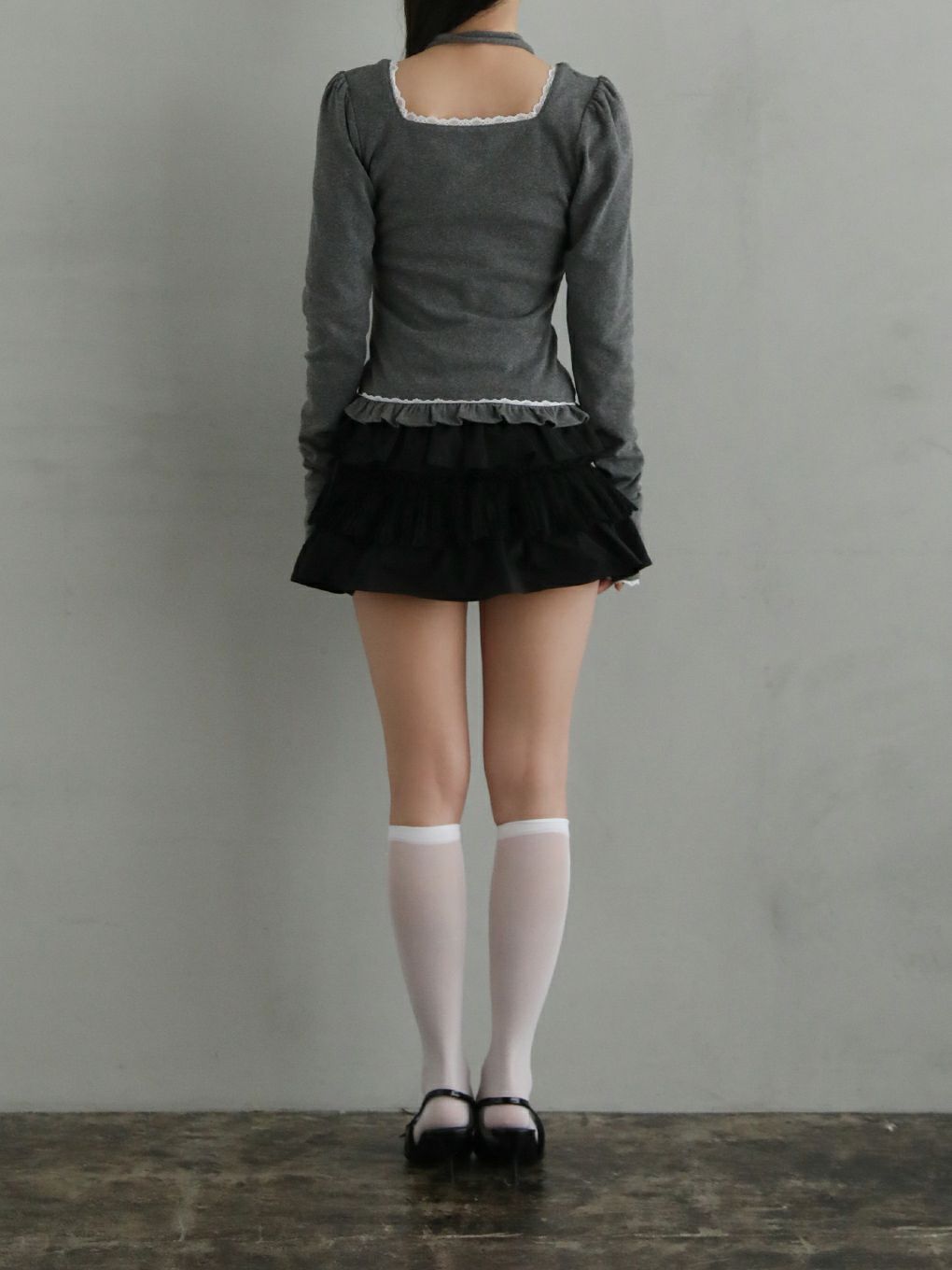 【BUBBLES】レースカンカンミニスカパン