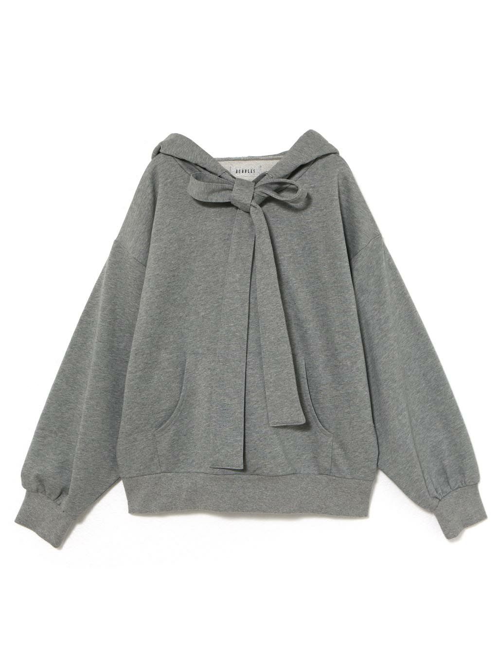 【BUBBLES】リボンフーディートップス