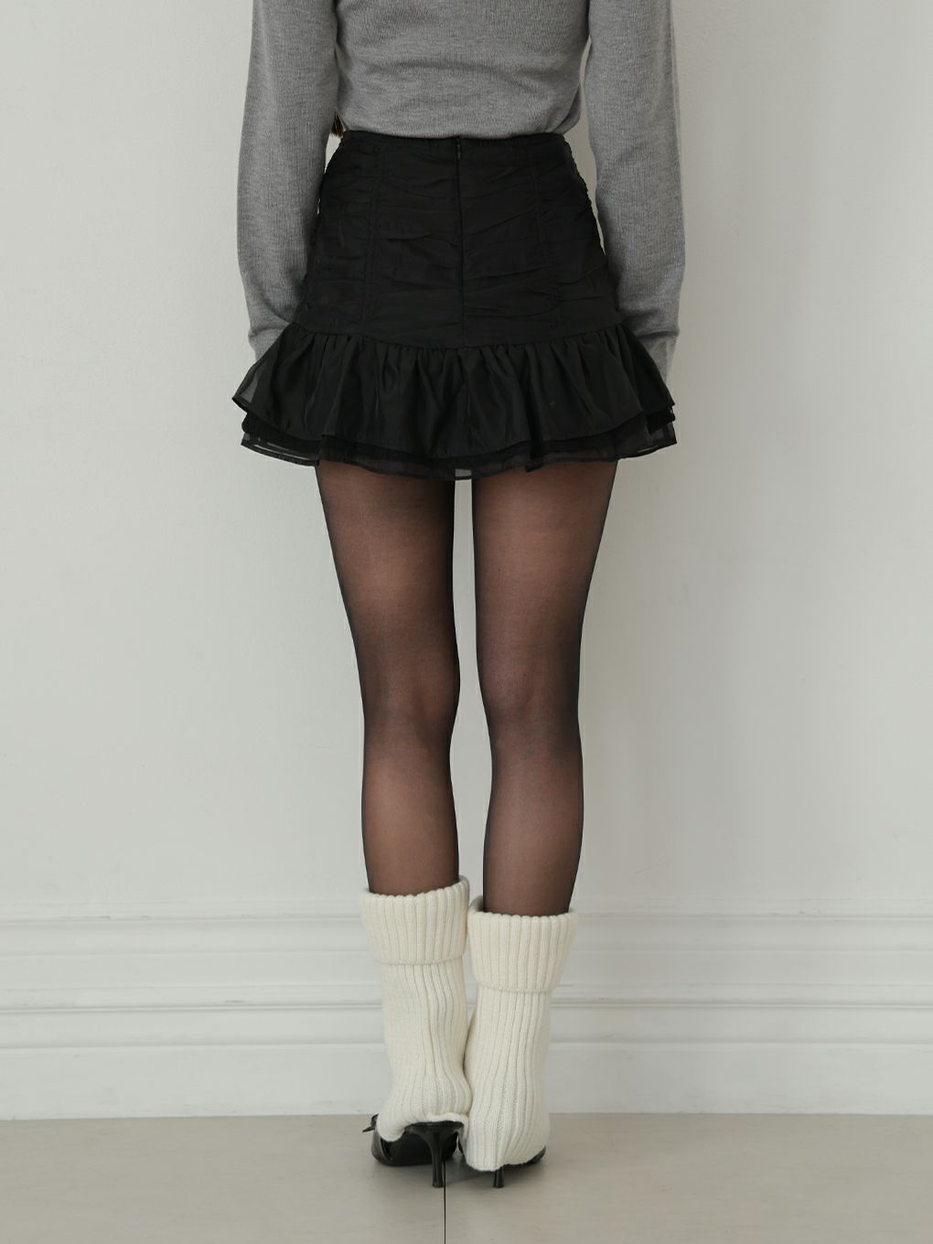 【BUBBLES】ギャザーレーススカパン