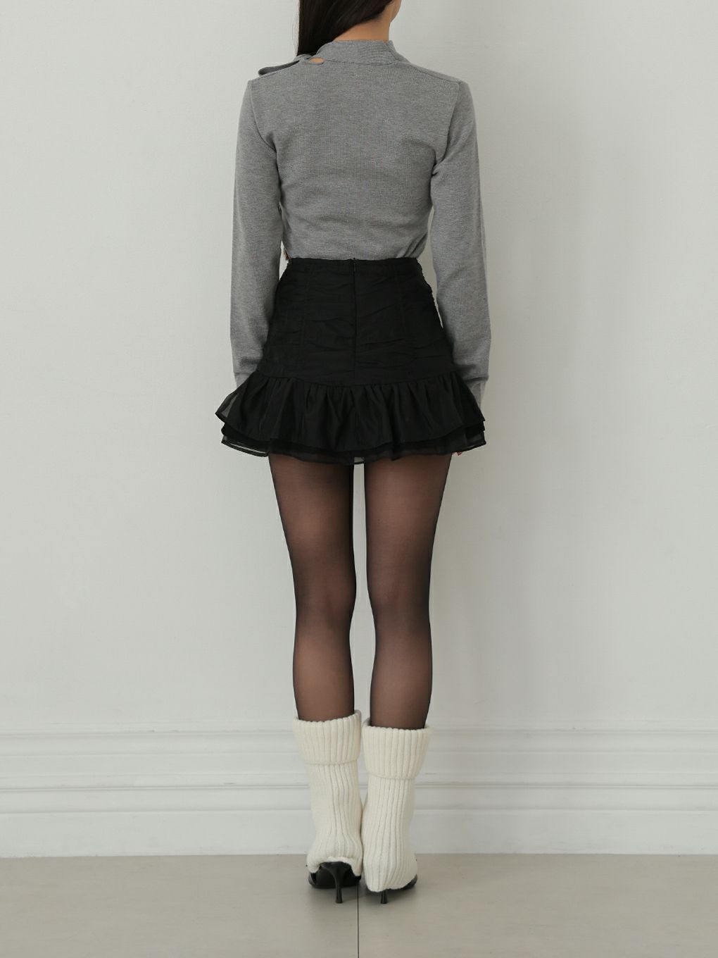 【BUBBLES】ギャザーレーススカパン