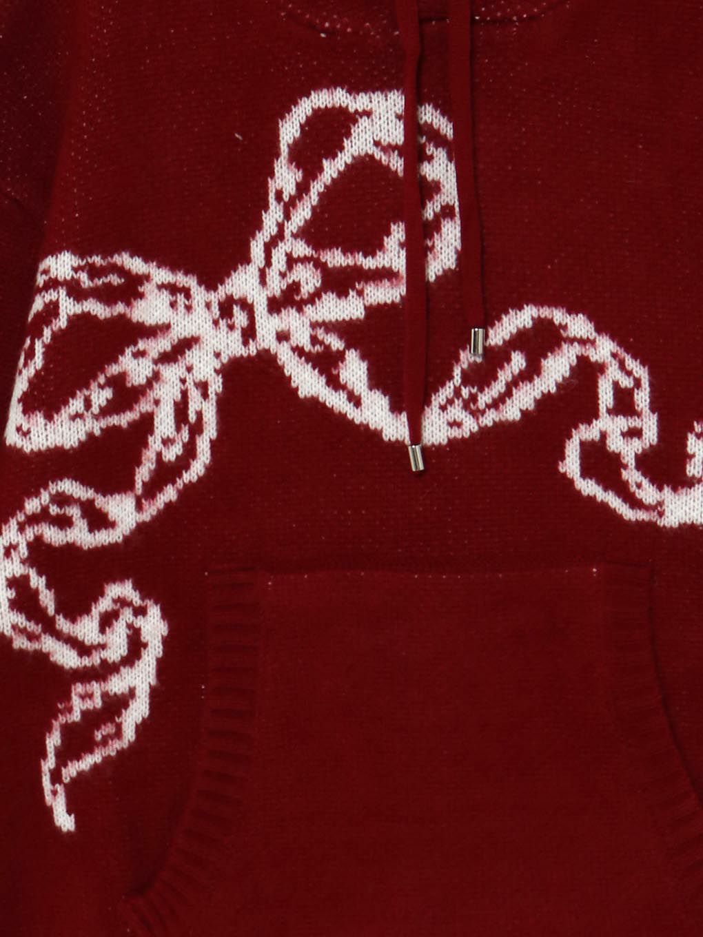 【BUBBLES】リボンジャガードニット