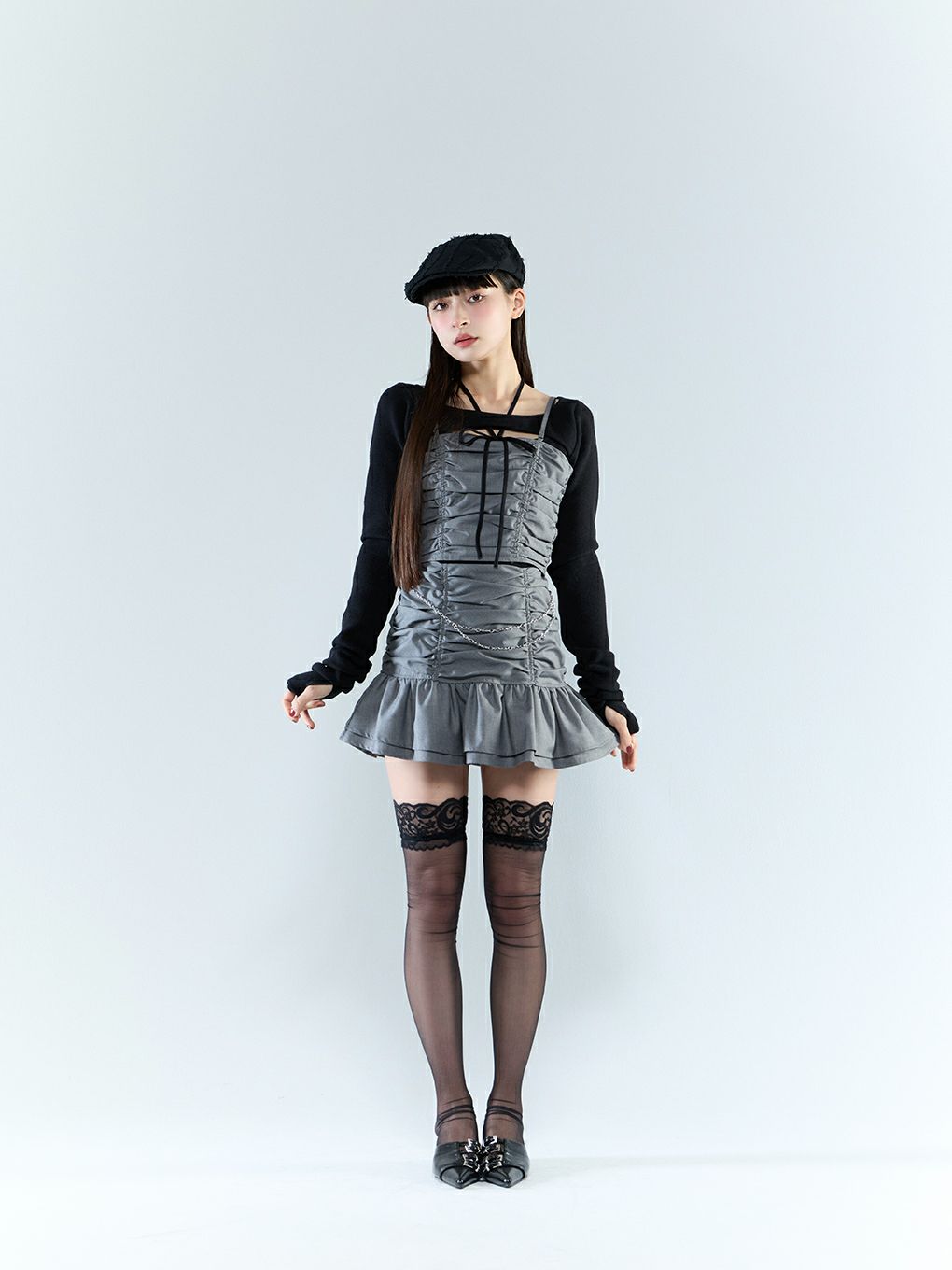 【BUBBLES】チャームギャザーセットアップ