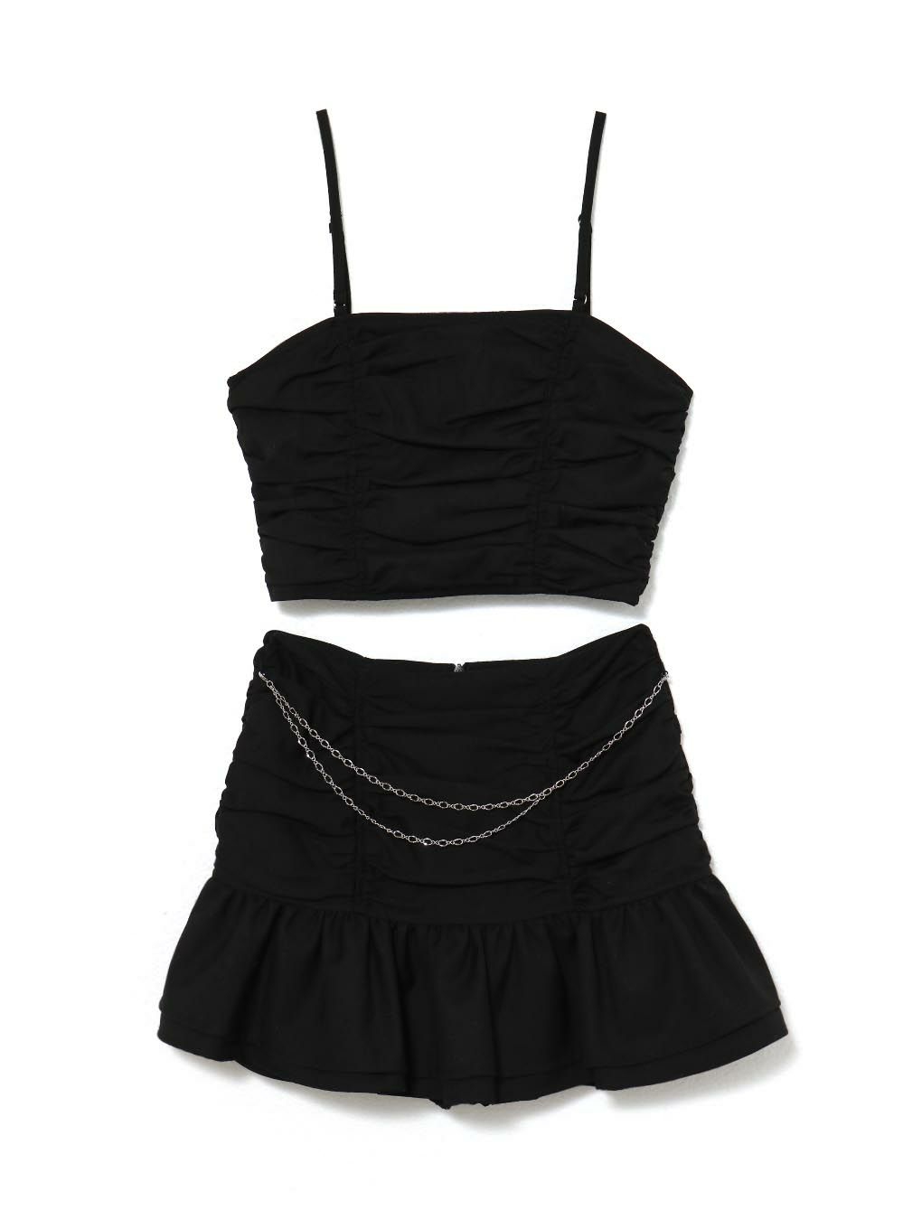 【BUBBLES】チャームギャザーセットアップ