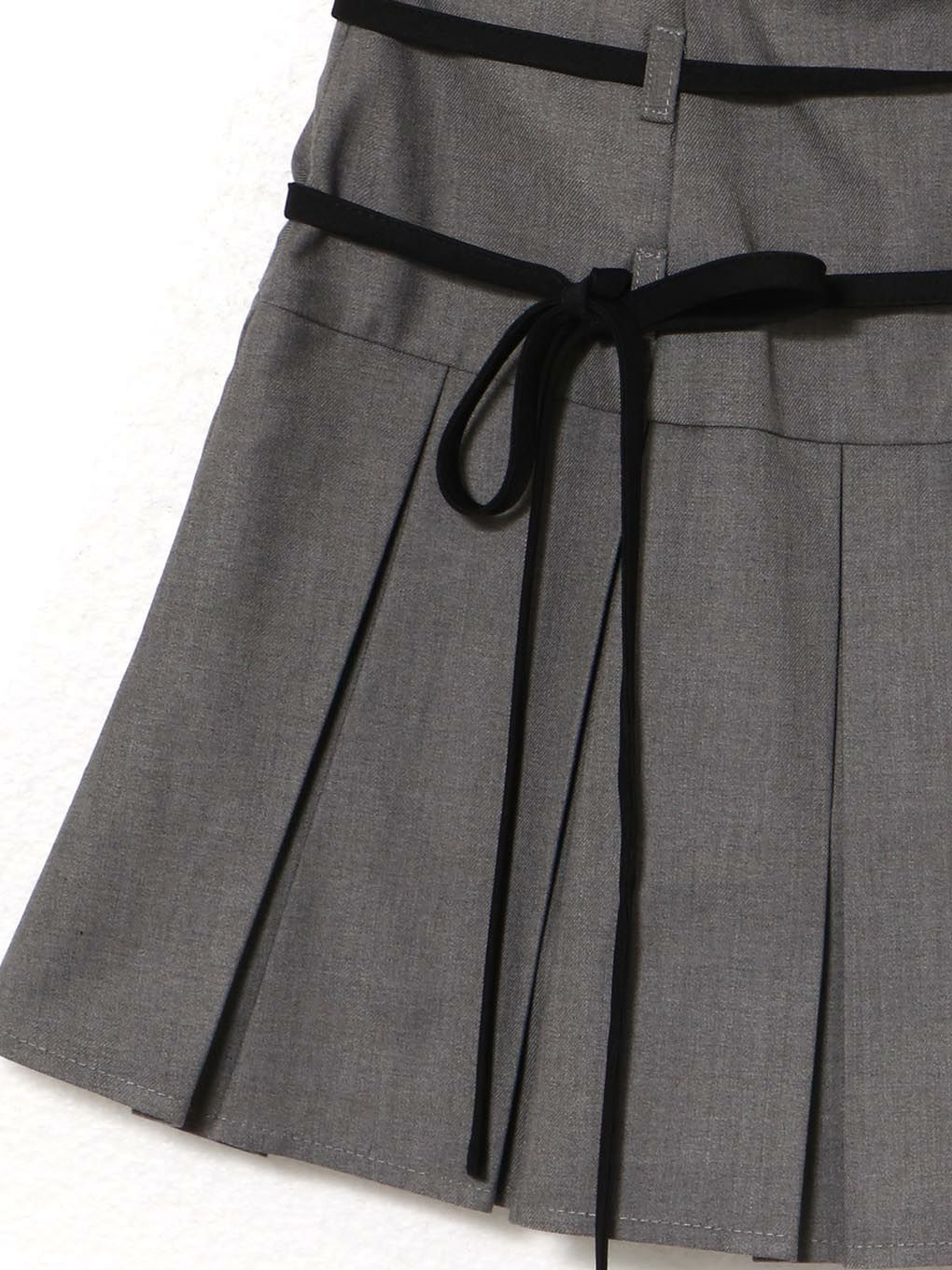 【BUBBLES】ダブルリボンプリーツスカパン