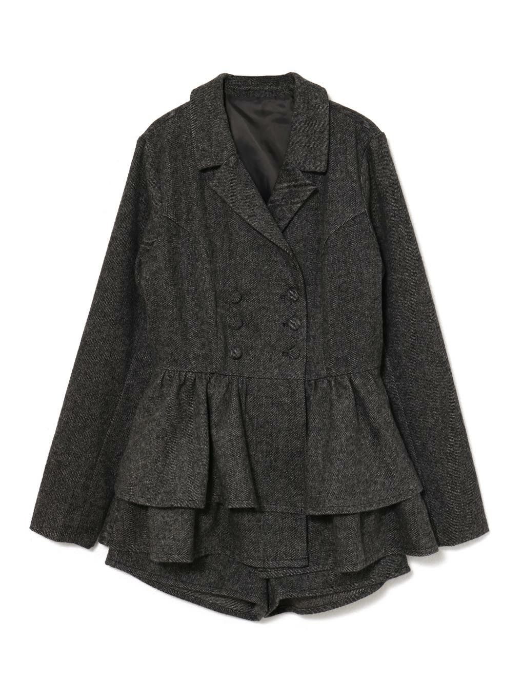 【BUBBLES】ジャケットペプラムセットアップ