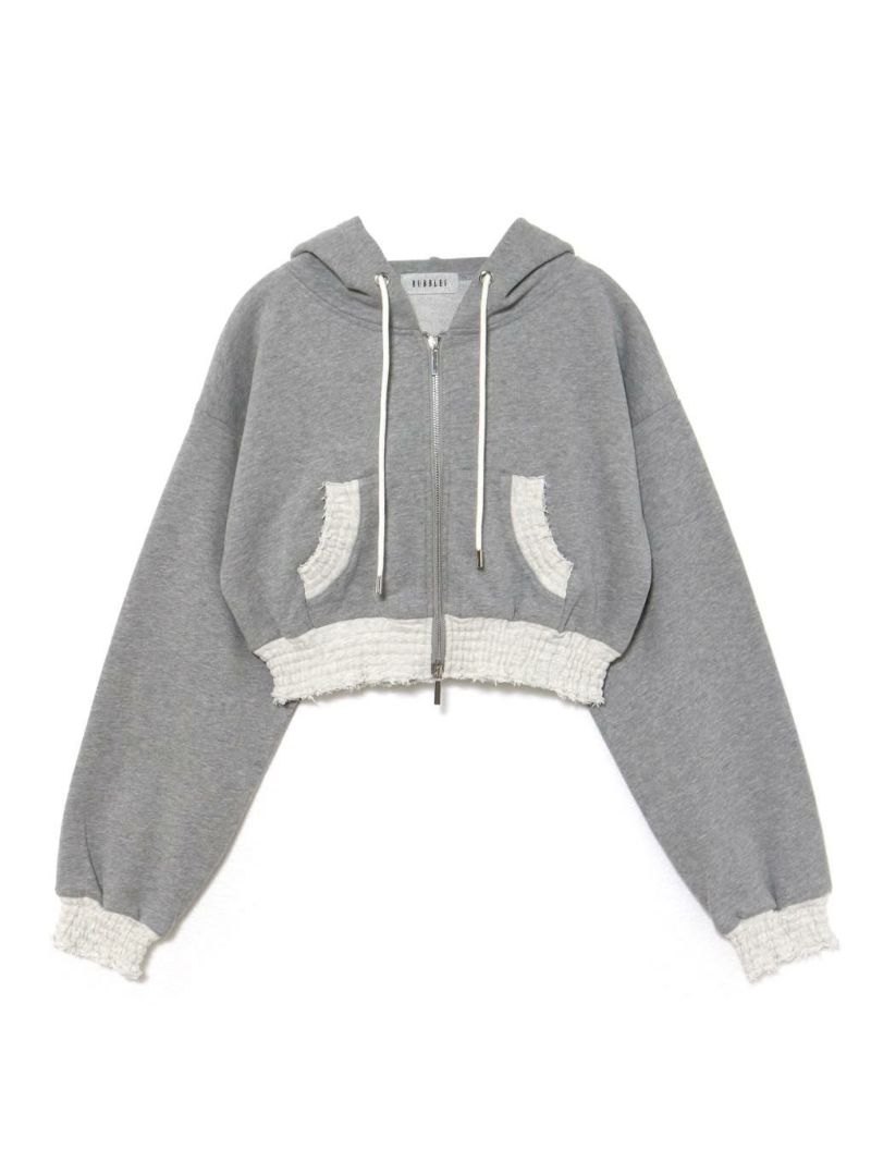 BUBBLES】バイカラーパーカー | sparkling mall online store
