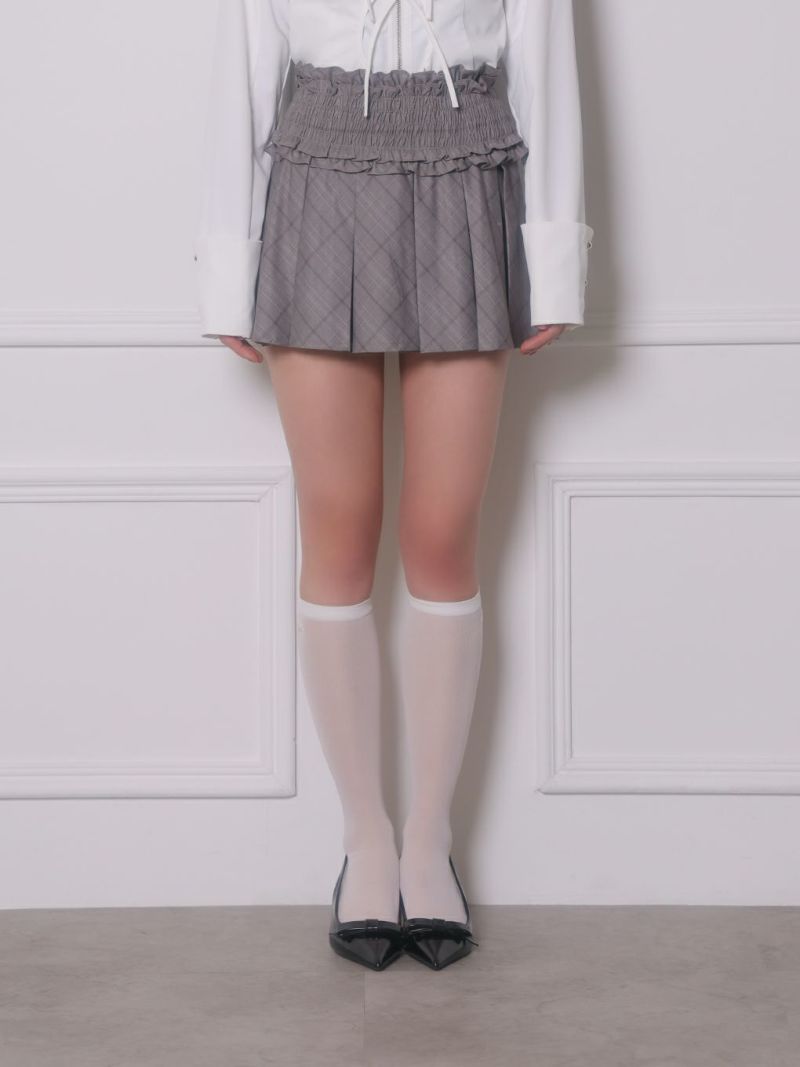 BUBBLES】ギャザープリーツスカパン | sparkling mall online store