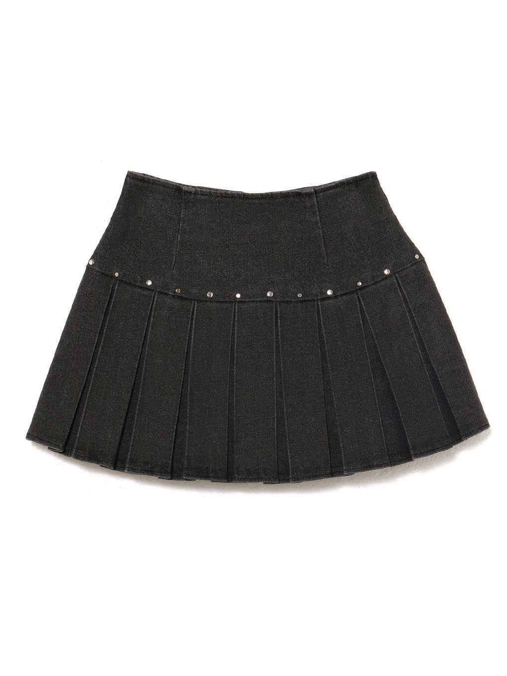 【BUBBLES】スタッズデニムスカパン