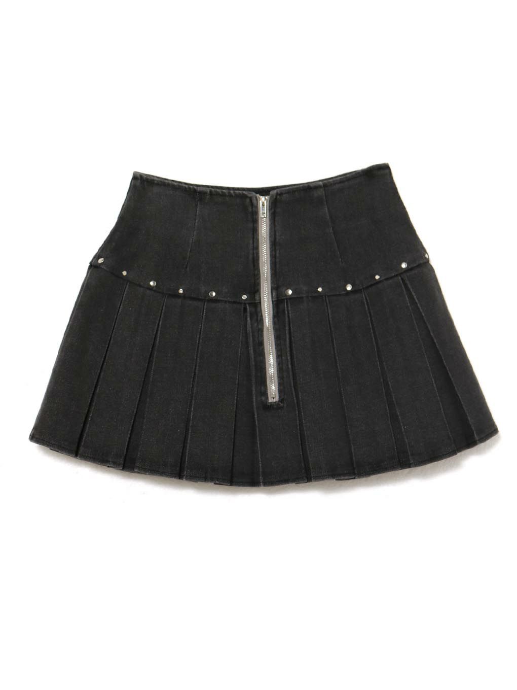 【BUBBLES】スタッズデニムスカパン