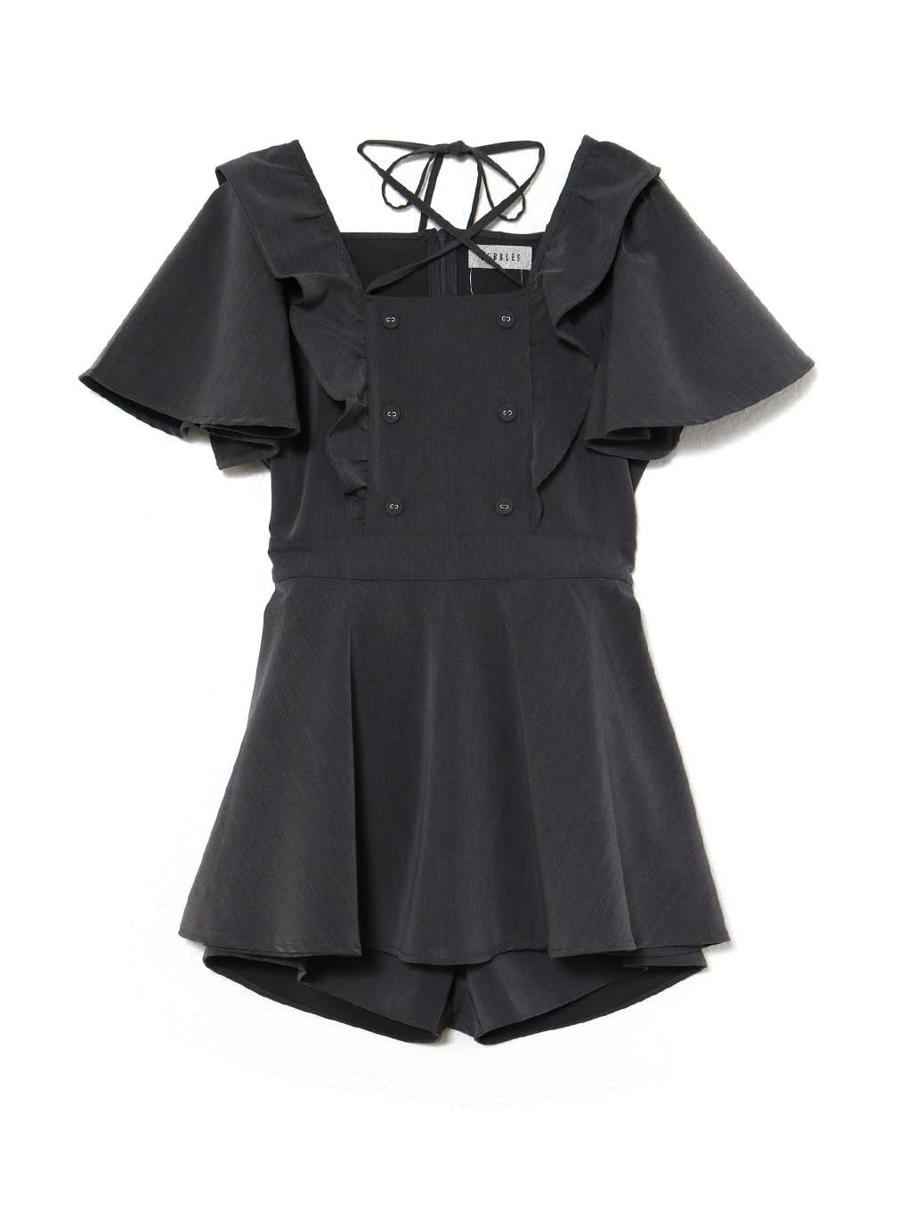 【BUBBLES】バックリボンペプラムセットアップ