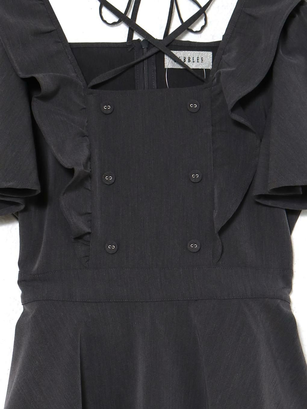 【BUBBLES】バックリボンペプラムセットアップ