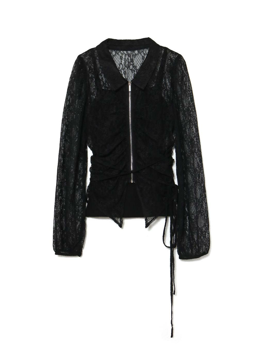 【BUBBLES】レースギャザーブラウス