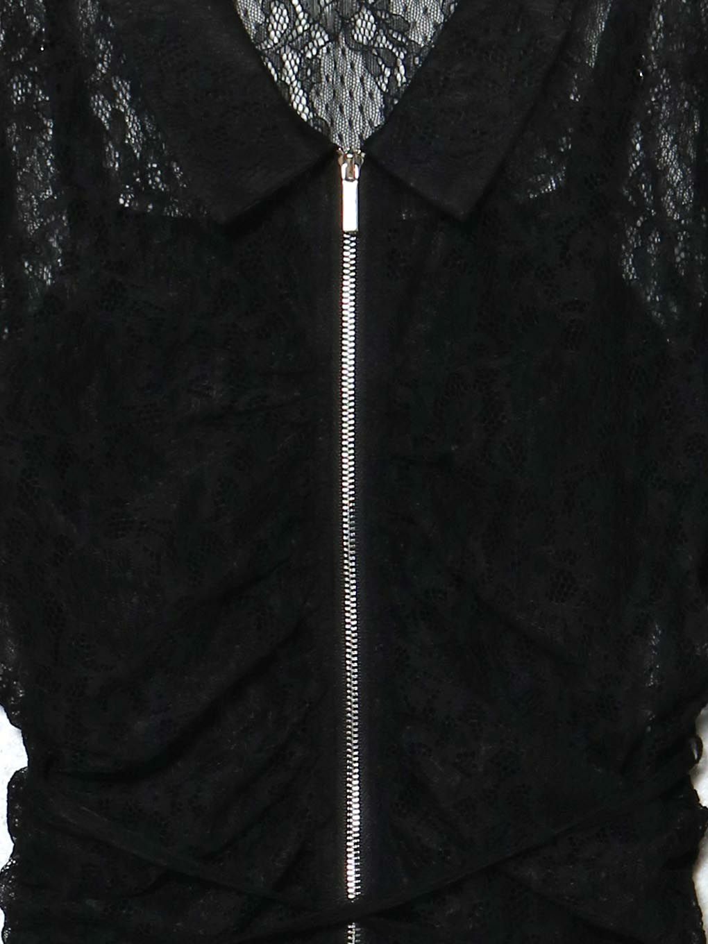 【BUBBLES】レースギャザーブラウス