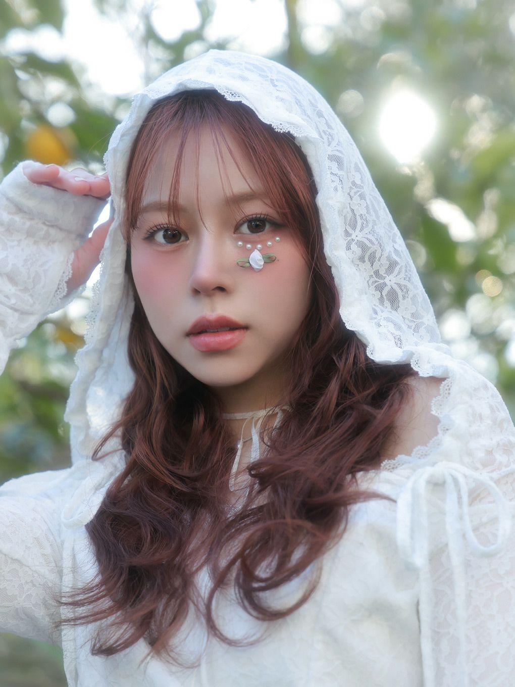 【BUBBLES】レースフーディートップス