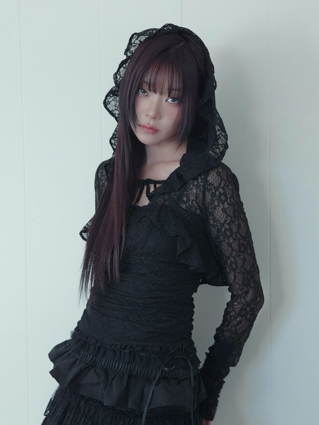 【BUBBLES】レースフーディーアンサンブル