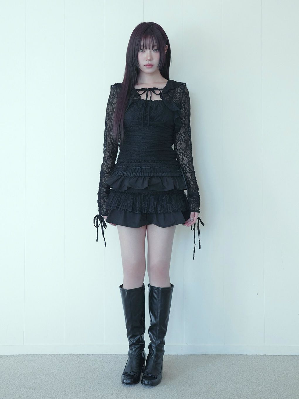 【BUBBLES】レースフーディーアンサンブル