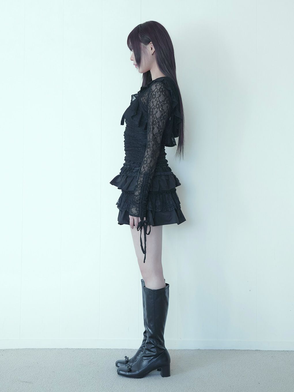 【BUBBLES】レースフーディーアンサンブル