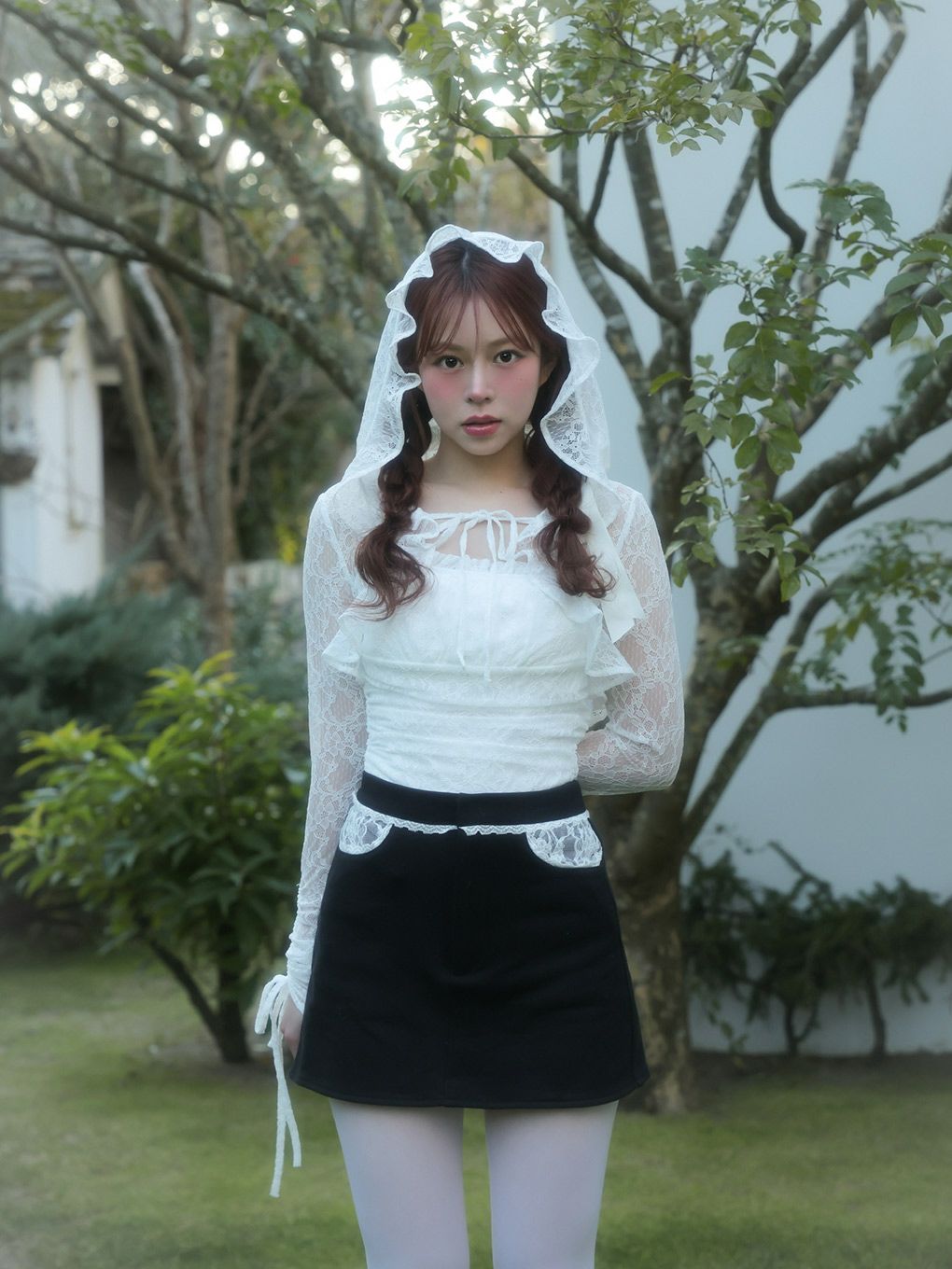 【BUBBLES】レースフーディーアンサンブル