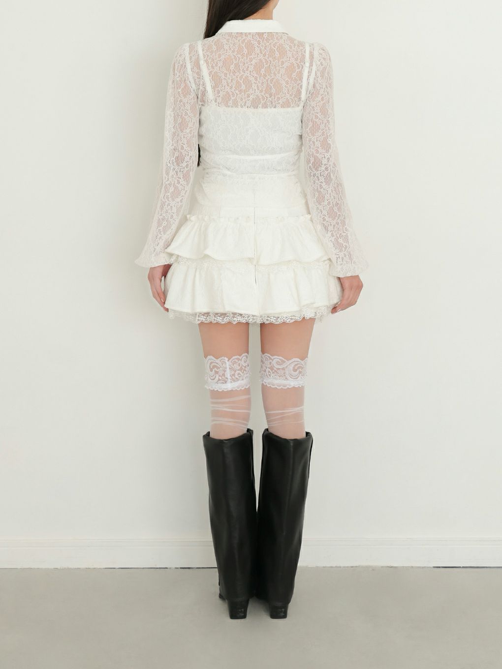 【BUBBLES】レースフーディーアンサンブル