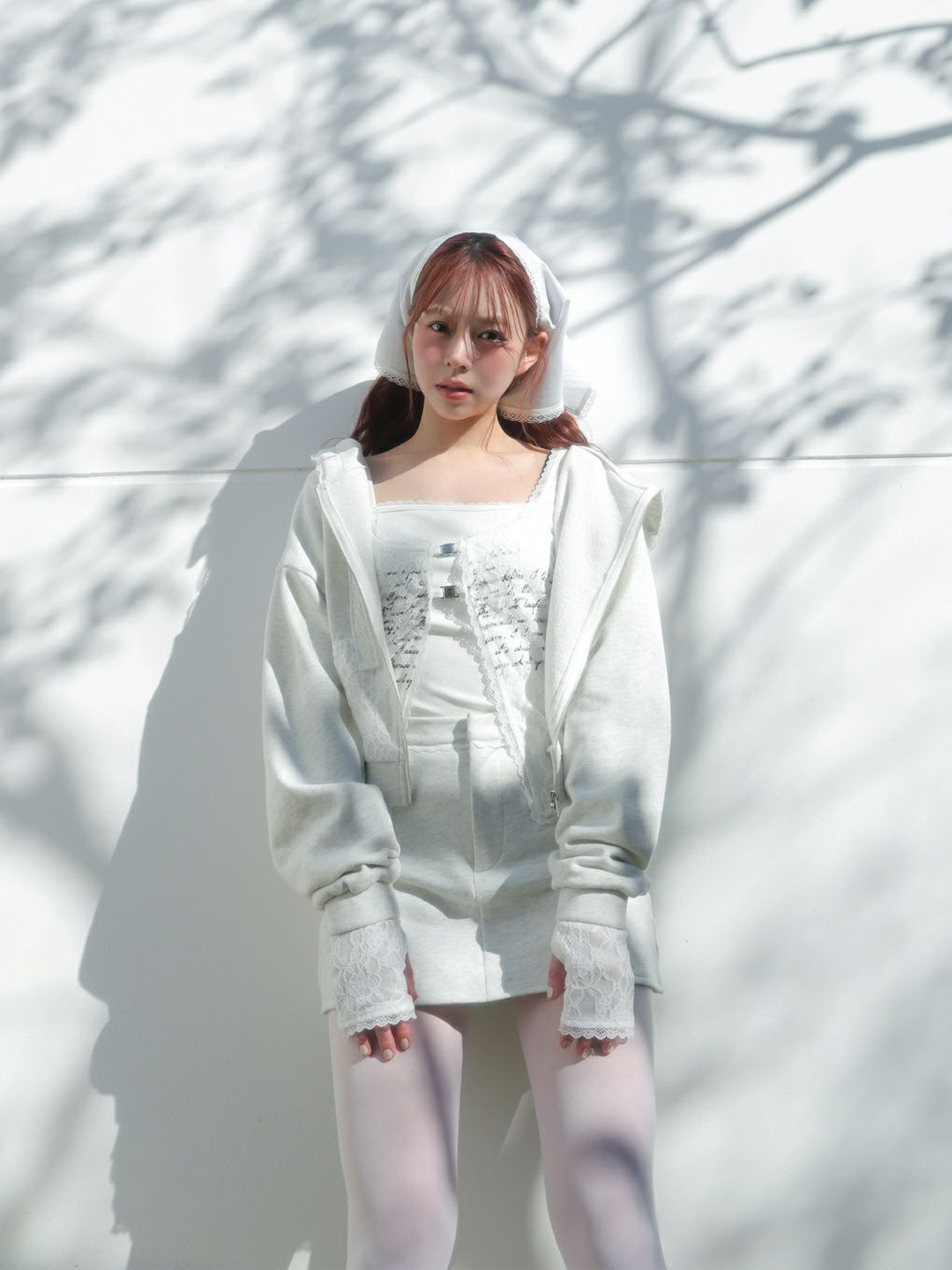 【BUBBLES】レースクロップドパーカーセットアップ