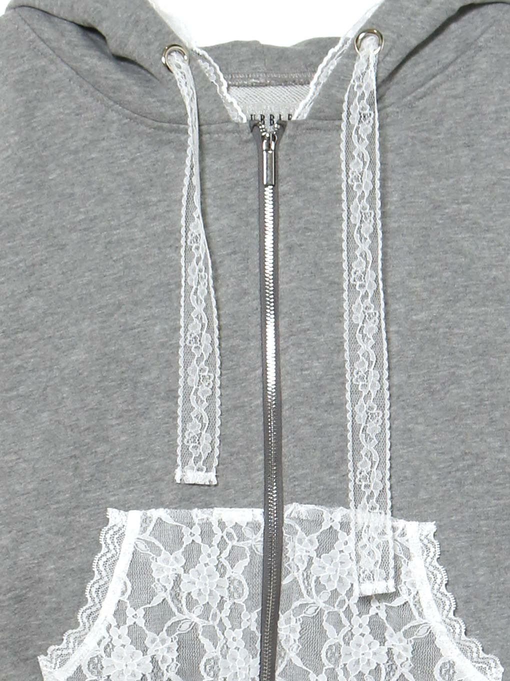 【BUBBLES】レースクロップドパーカーセットアップ