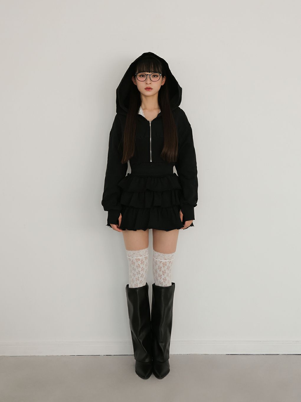 【BUBBLES】コルセットスウェットトップス