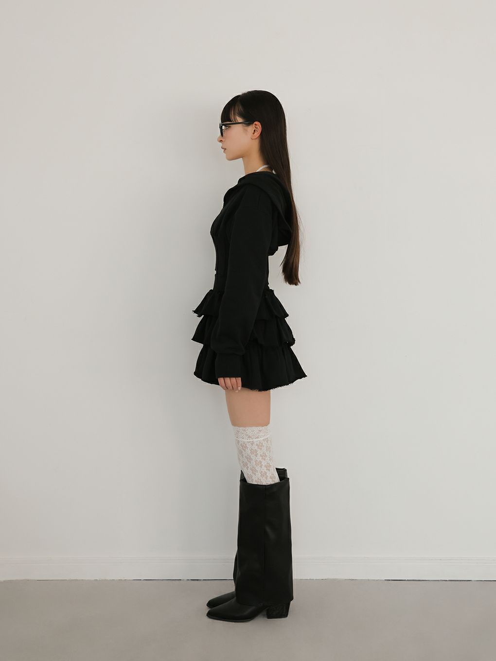 【BUBBLES】コルセットスウェットトップス