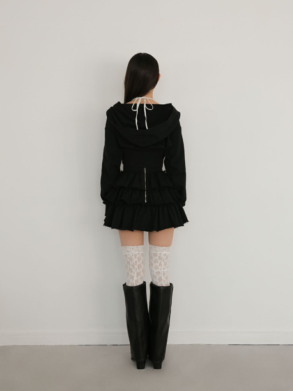 【BUBBLES】コルセットスウェットトップス