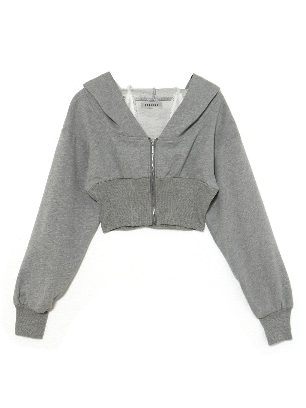 【BUBBLES】コルセットスウェットトップス