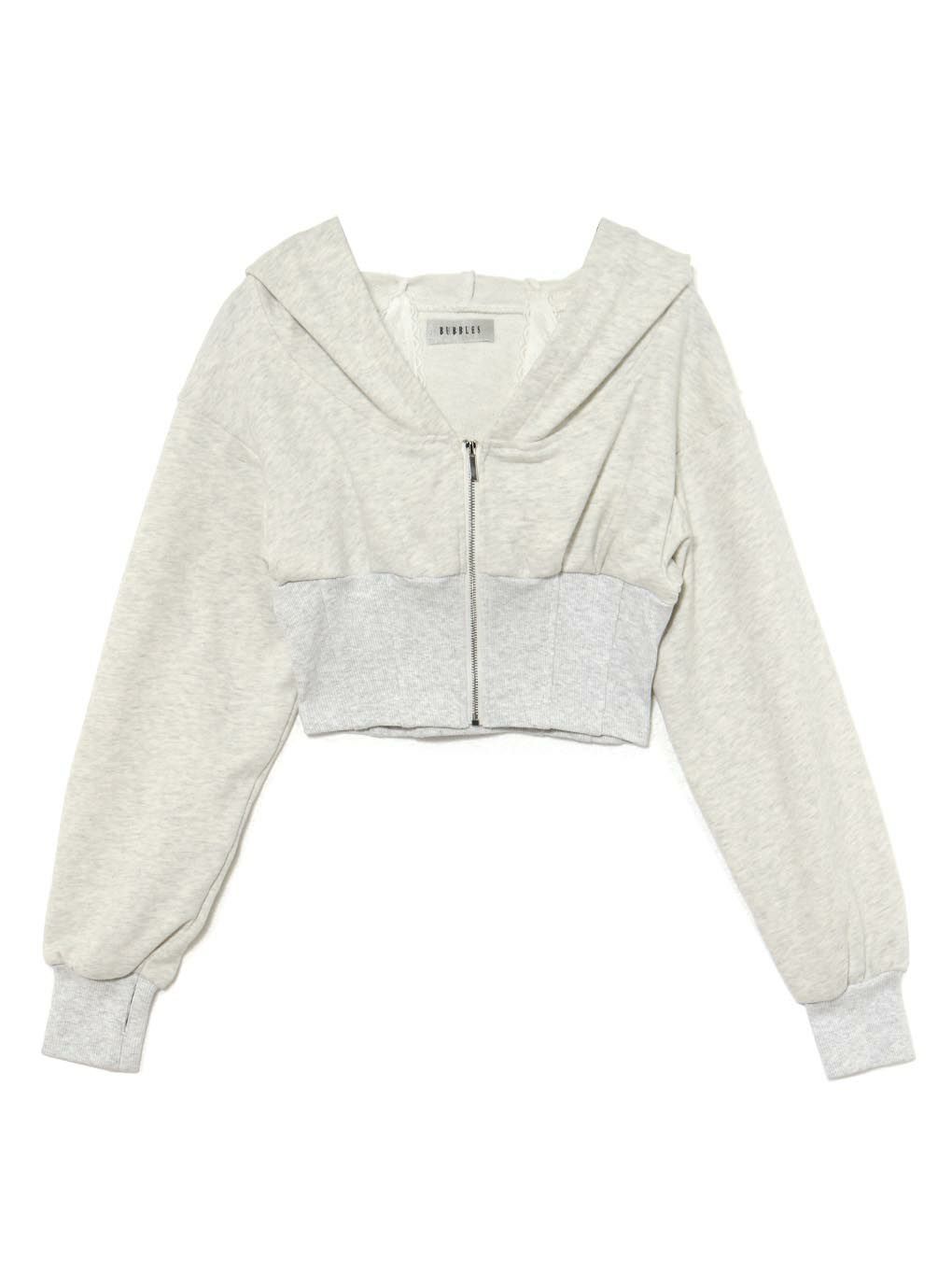 【BUBBLES】コルセットスウェットトップス