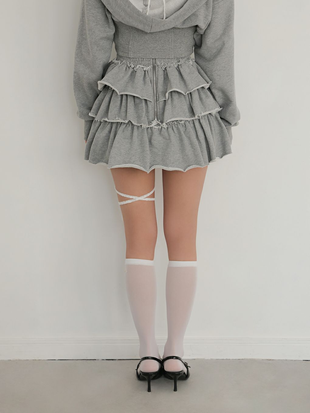 【BUBBLES】クロスリボンティアードスカパン