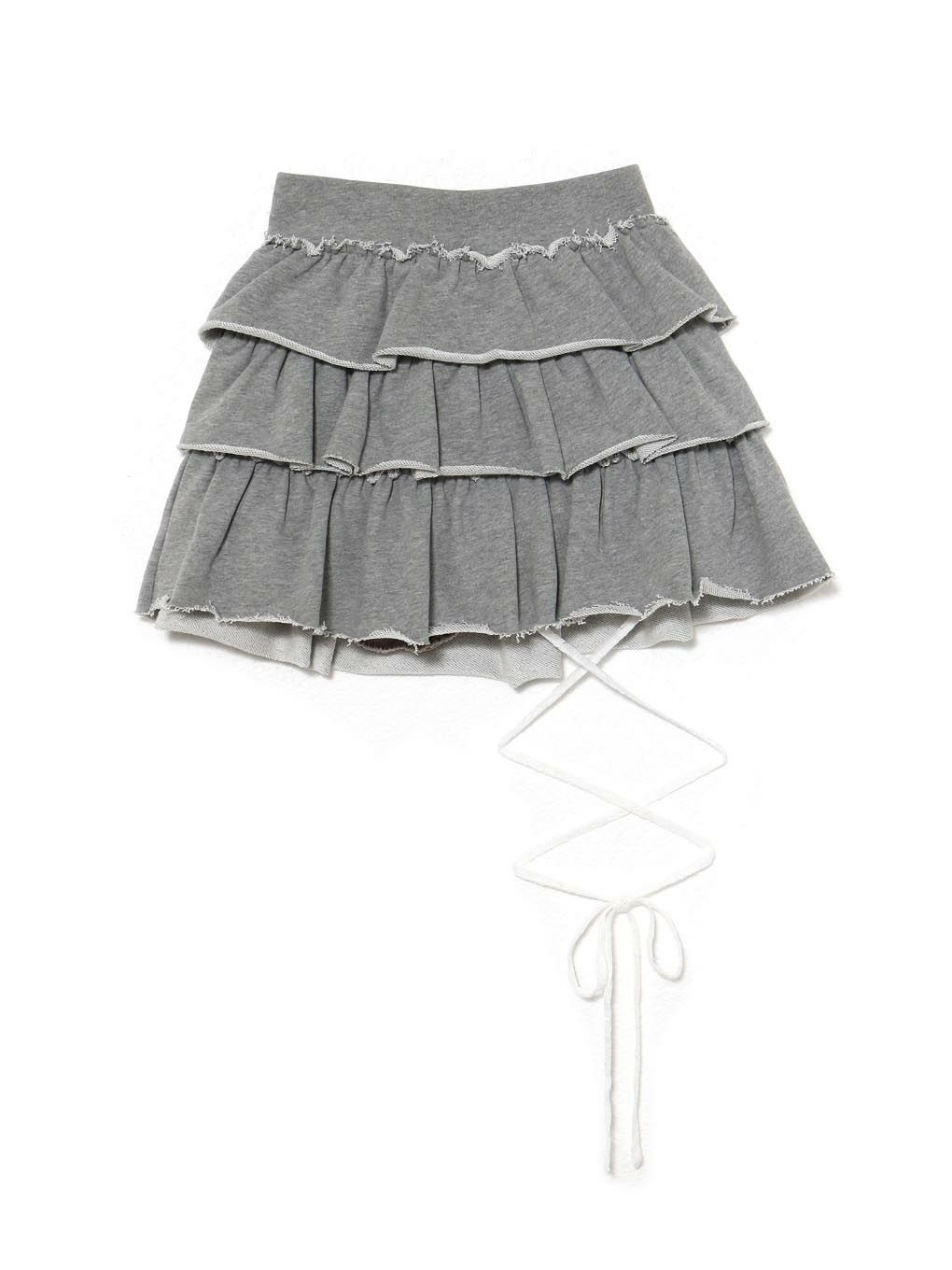 【BUBBLES】クロスリボンティアードスカパン