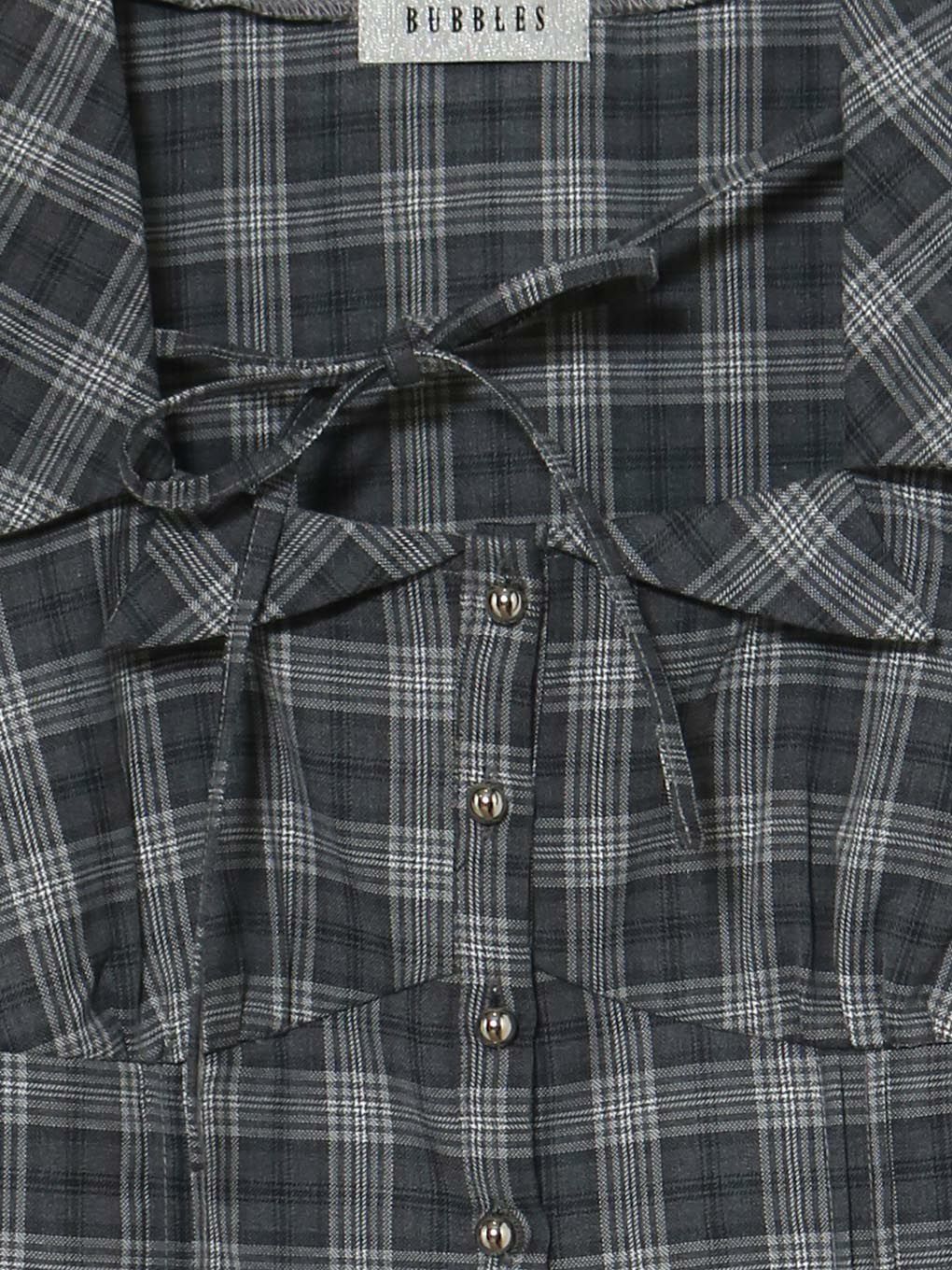 【BUBBLES】スクエアリボンブラウス