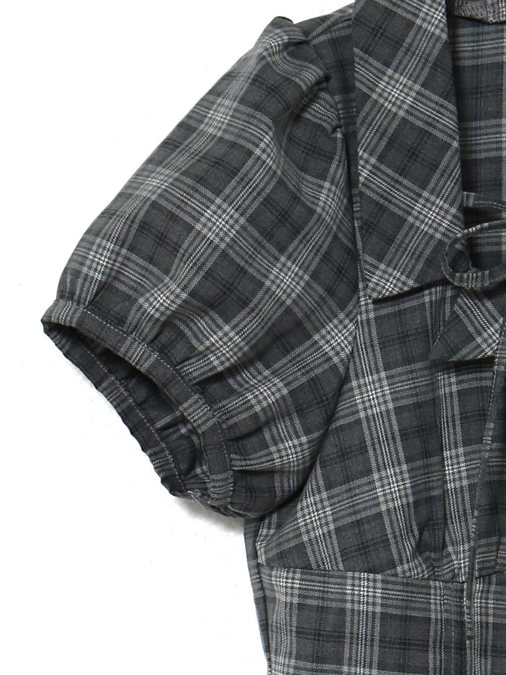 【BUBBLES】スクエアリボンブラウス